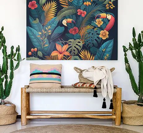 hall canvas print