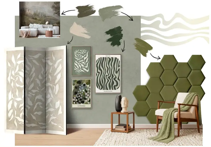 Moodboard Olive